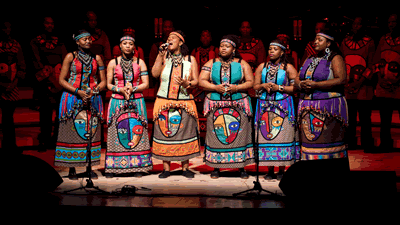 IFDNRG filmed an interview with Soweto Gospel Choir